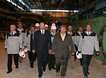 Александр Лукашенко принял участие в церемонии открытия производства бесшовных горячекатаных труб на БМЗ. 
